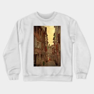 Back Street. Rovinj. Croatia. Crewneck Sweatshirt